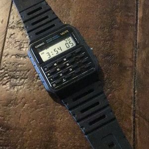 Casio calculator watch